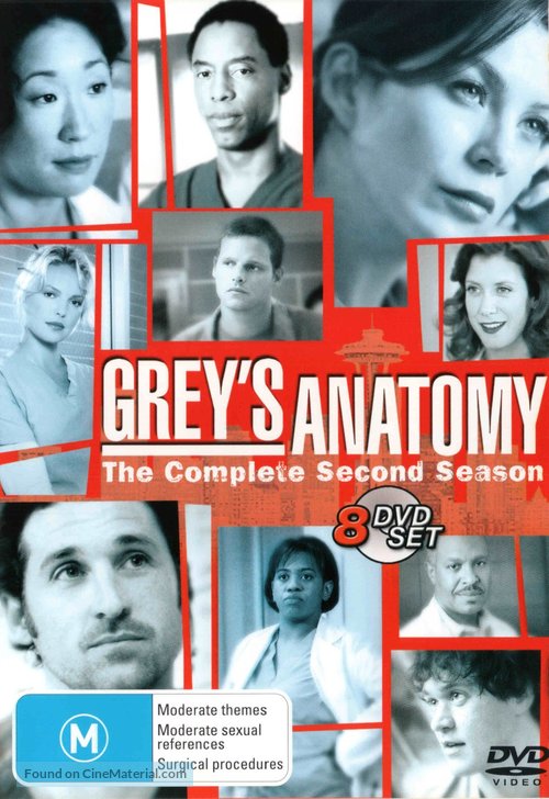 &quot;Grey&#039;s Anatomy&quot; - Australian DVD movie cover