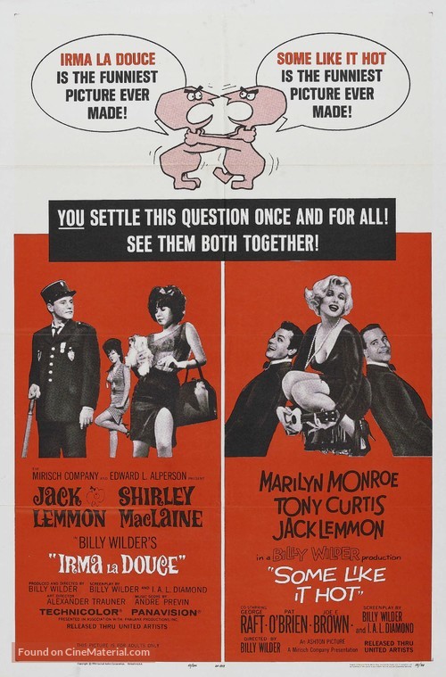 Some Like It Hot - Combo movie poster