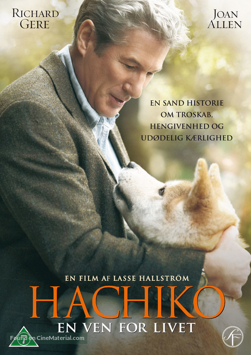 Hachi: A Dog&#039;s Tale - Danish Movie Cover