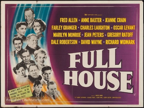 O. Henry&#039;s Full House - British Movie Poster