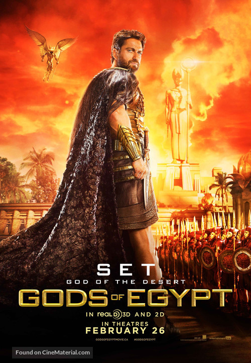 Gods of Egypt - Canadian Movie Poster