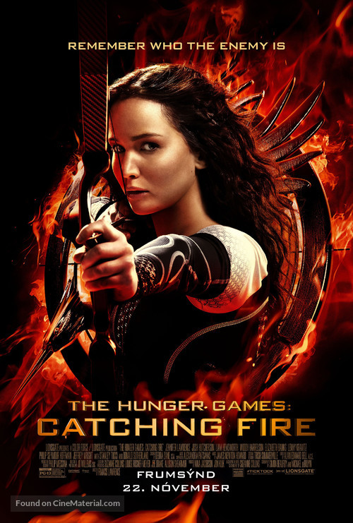 The Hunger Games: Catching Fire - Icelandic Movie Poster