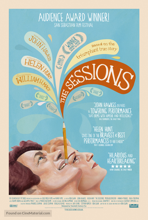 The Sessions - British Movie Poster