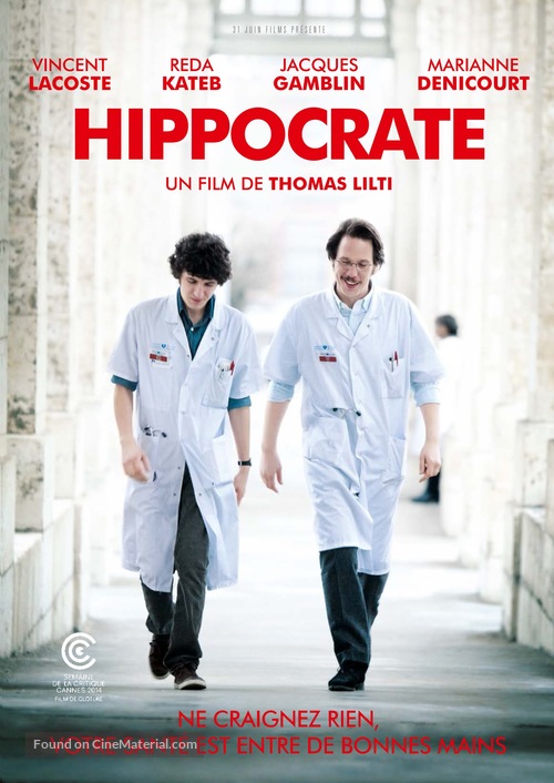 Hippocrate - French DVD movie cover