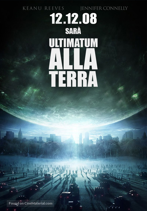 The Day the Earth Stood Still - Italian Movie Poster