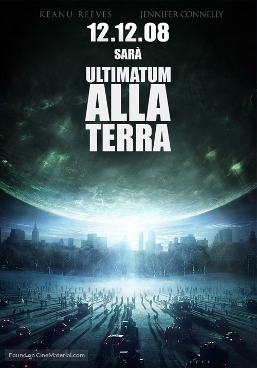The Day the Earth Stood Still - Italian Movie Poster