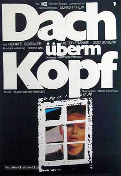 Dach &uuml;berm Kopf - German Movie Poster