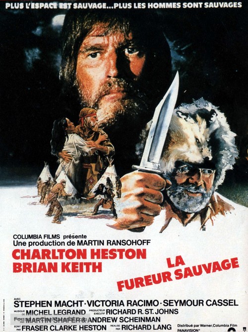 The Mountain Men - French Movie Poster