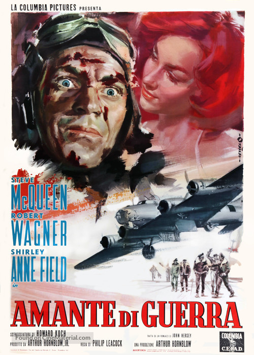 The War Lover - Italian Movie Poster