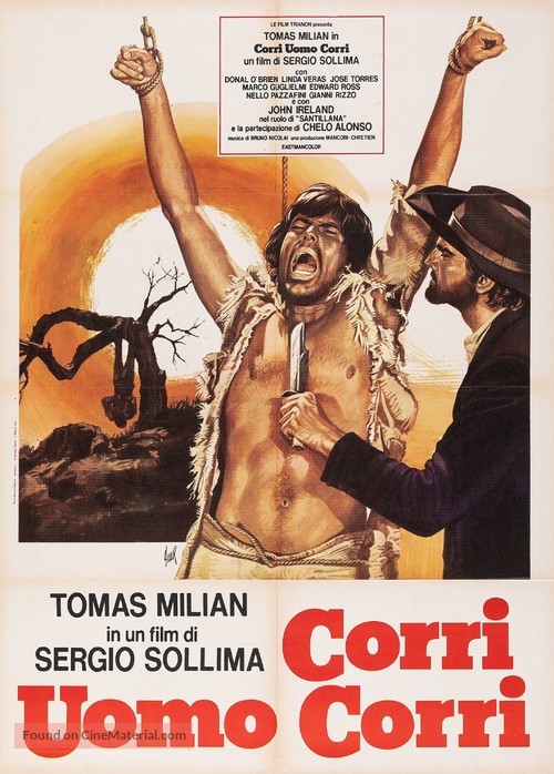 Corri uomo corri - Italian Movie Poster