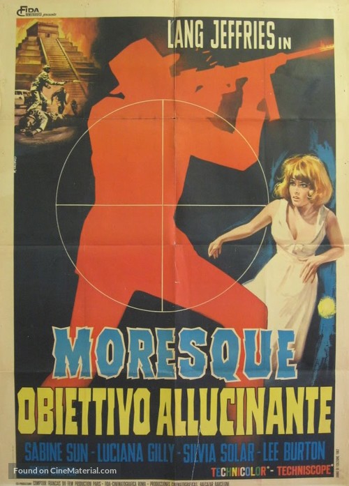Coplan ouvre le feu &agrave; Mexico - Italian Movie Poster