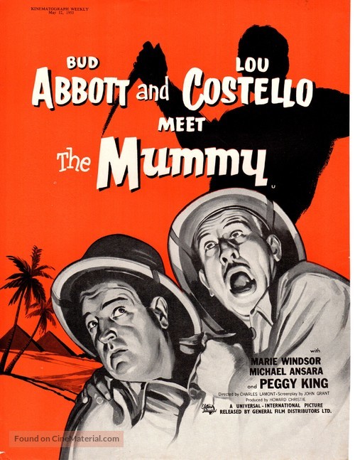 Abbott and Costello Meet the Mummy - Movie Poster