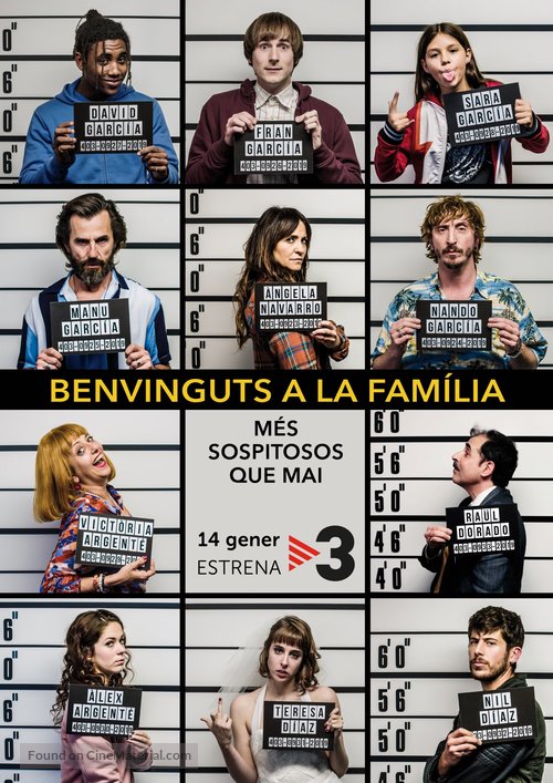 &quot;Benvinguts a la fam&iacute;lia&quot; - Spanish Movie Poster