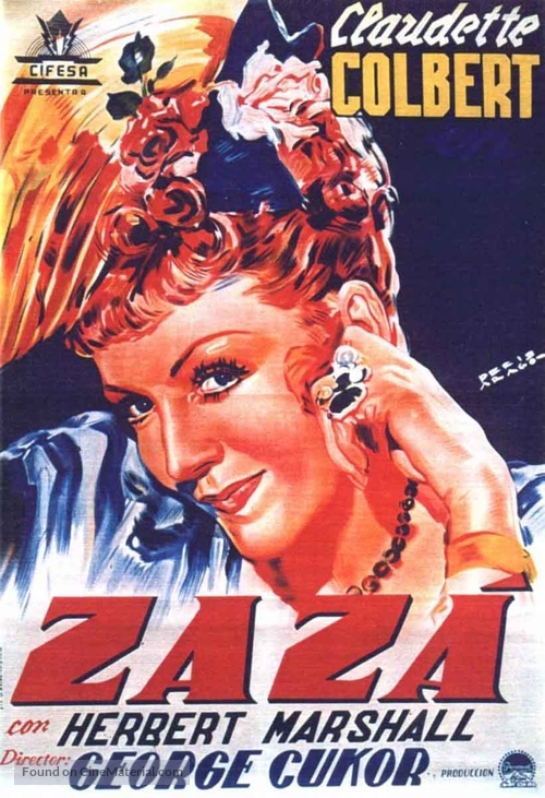 Zaza - Spanish Movie Poster