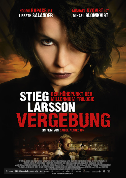 Luftslottet som spr&auml;ngdes - German Movie Poster