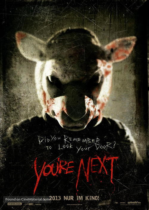 You&#039;re Next - German Movie Poster