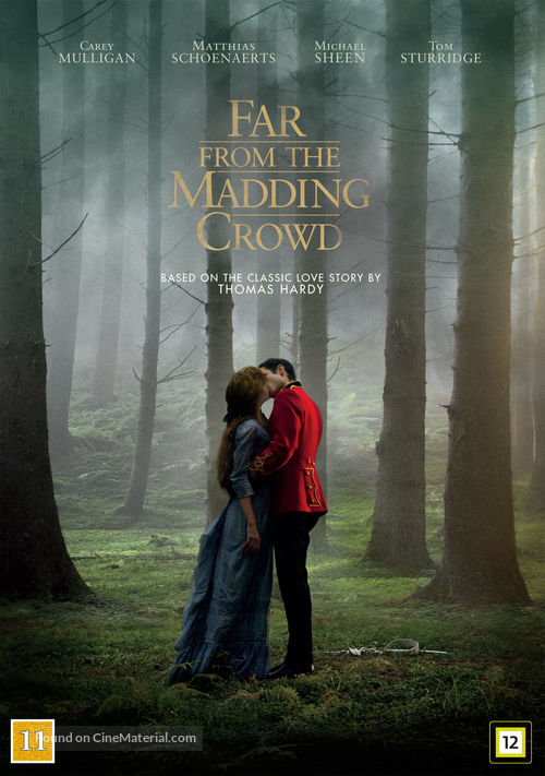 Far from the Madding Crowd - Danish DVD movie cover
