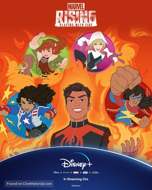 Marvel Rising: Playing with Fire - Italian Movie Poster