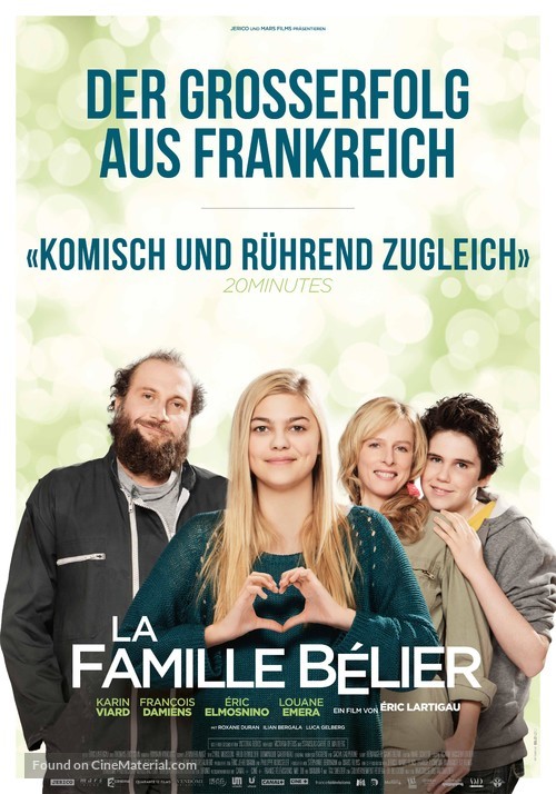 La famille B&eacute;lier - Swiss Movie Poster