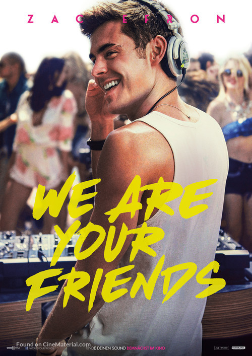 We Are Your Friends - German Movie Poster