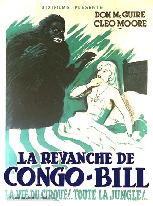 Congo Bill - French Movie Poster