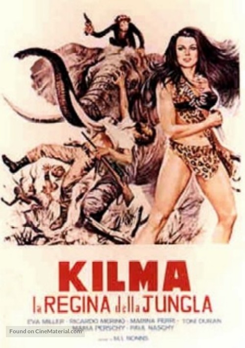 Kilma, reina de las amazonas - Italian DVD movie cover