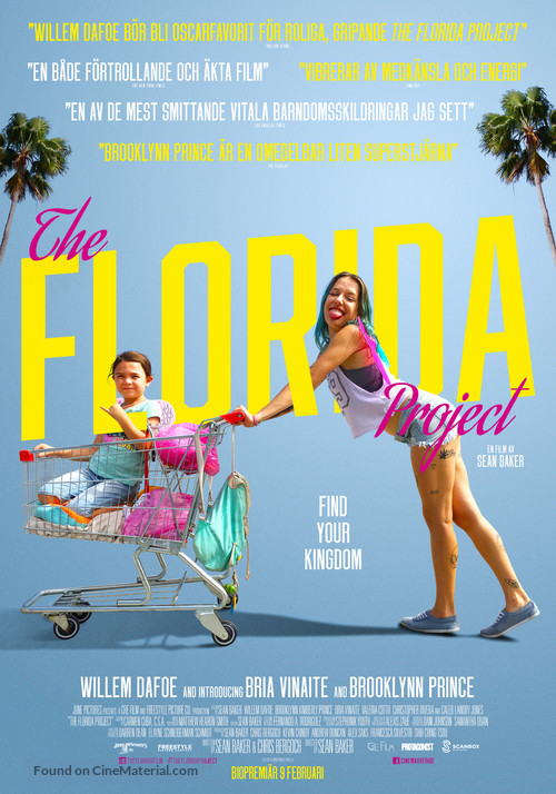 The Florida Project - Swedish Movie Poster