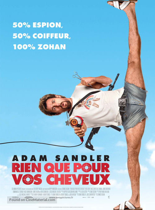 You Don&#039;t Mess with the Zohan - French Movie Poster