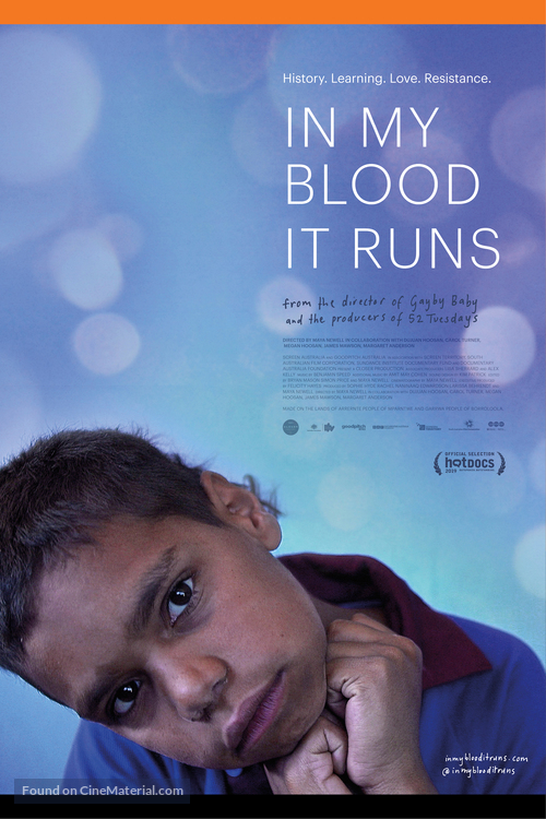 In My Blood It Runs - Australian Movie Poster