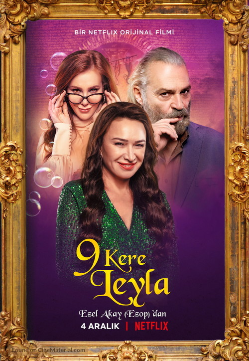 9 Kere Leyla - Turkish Movie Poster