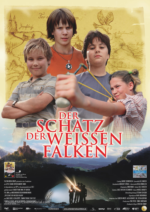 Der Schatz der weissen Falken - German Movie Poster