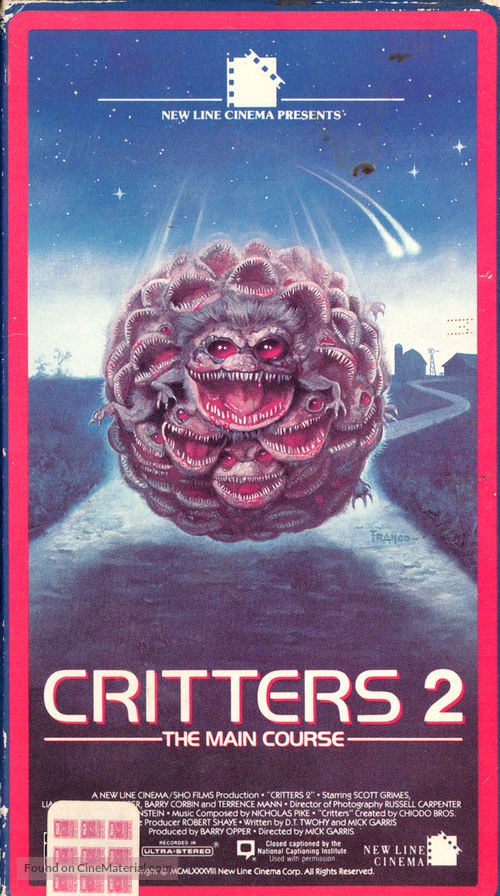 Critters 2: The Main Course - VHS movie cover