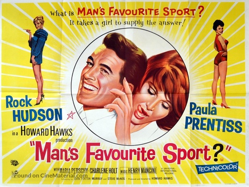 Man&#039;s Favorite Sport? - British Movie Poster