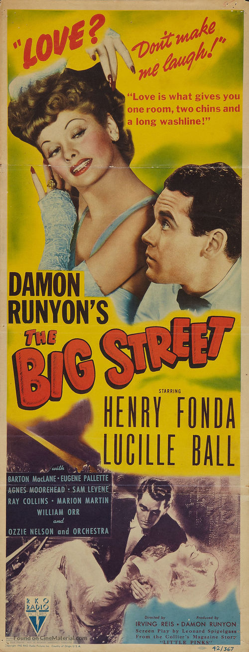 The Big Street - Movie Poster