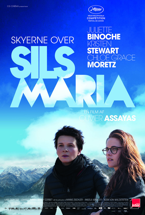 Clouds of Sils Maria - Danish Movie Poster