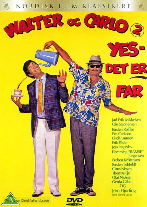 Walter og Carlo - yes, det er far - Danish DVD movie cover