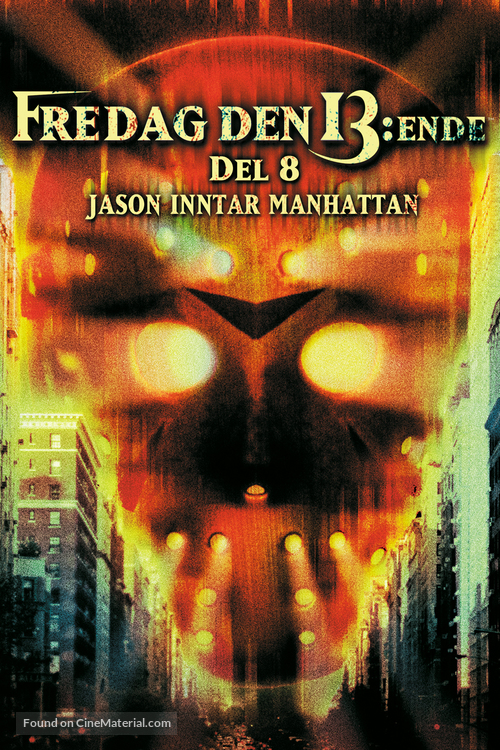 Friday the 13th Part VIII: Jason Takes Manhattan - Danish DVD movie cover