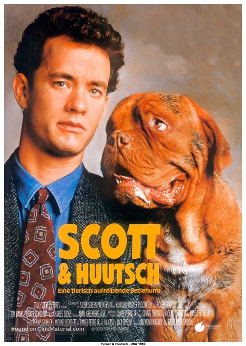 Turner And Hooch - German Movie Poster