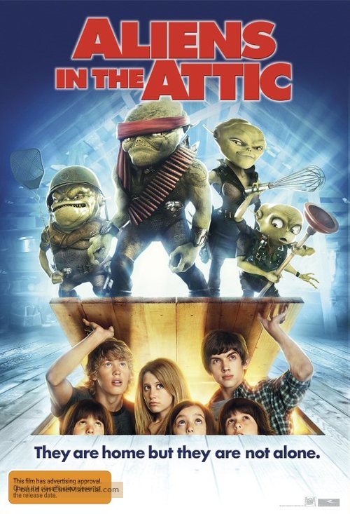 Aliens in the Attic - Australian Movie Poster