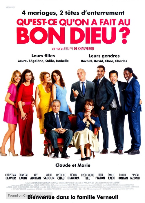 Qu&#039;est-ce qu&#039;on a fait au Bon Dieu? - French DVD movie cover