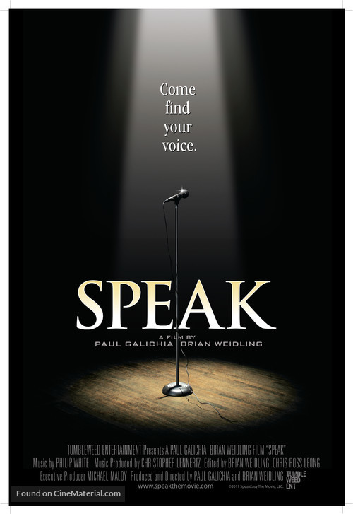 Speak - Movie Poster