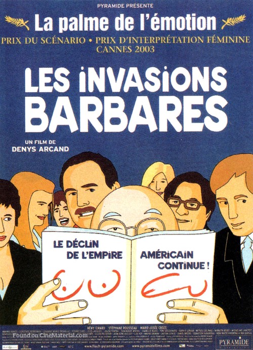 Invasions barbares, Les - French Movie Poster