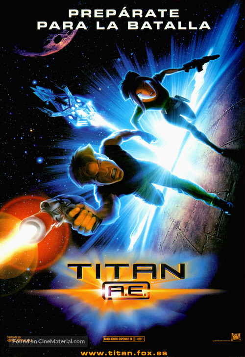 Titan A.E. - Spanish Movie Poster