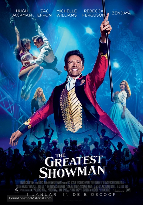 The Greatest Showman - Dutch Movie Poster