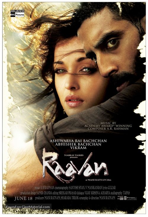 Raavanan - Indian Movie Poster