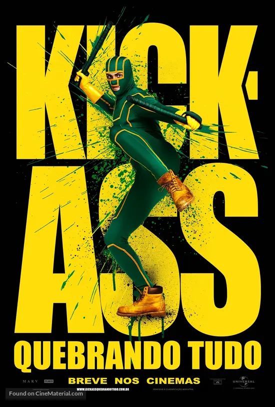 Kick-Ass - Brazilian Movie Poster