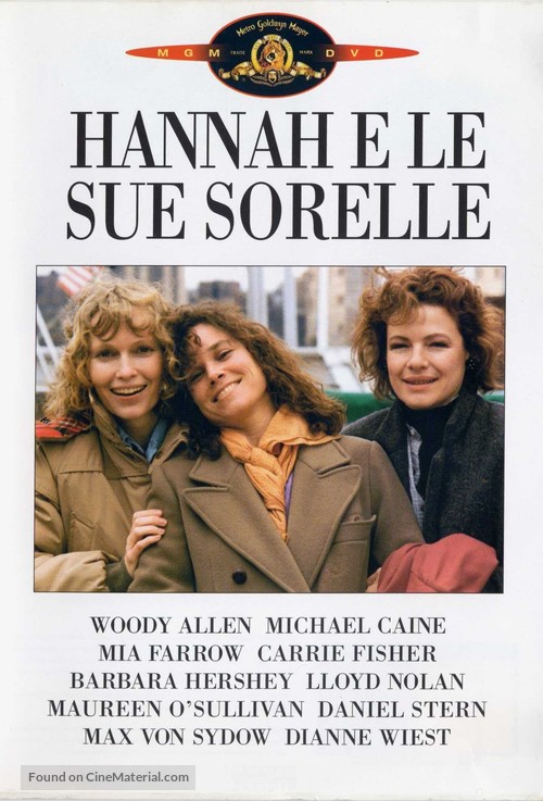 Hannah and Her Sisters - Italian DVD movie cover