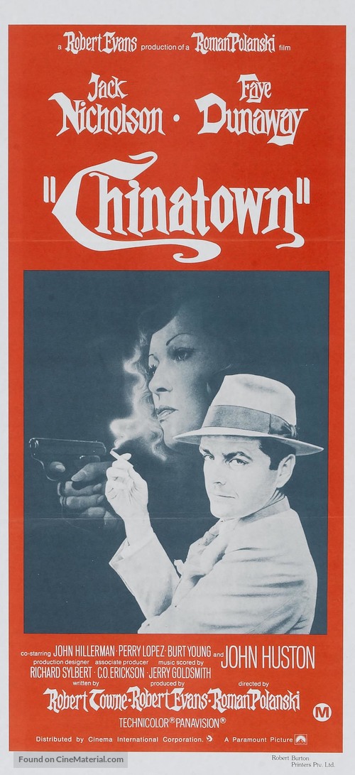Chinatown - Australian Movie Poster