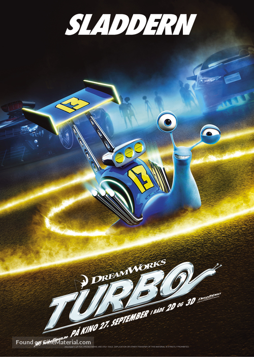 Turbo - Norwegian Movie Poster