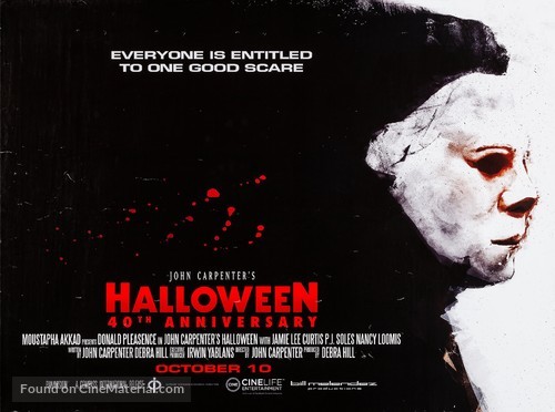 Halloween - British Re-release movie poster